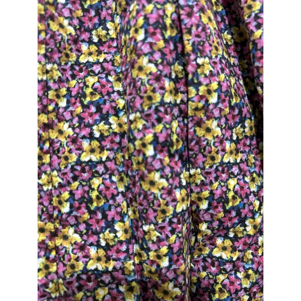 J. Crew Small Organic Cotton Daydream Midi Dress Liberty Fabric Floral Busy Izzy - Picture 9 of 9